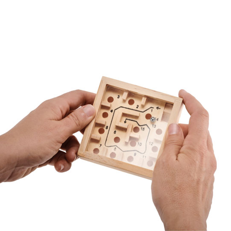 Jeu de labyrinthe en bois de pin - image 3